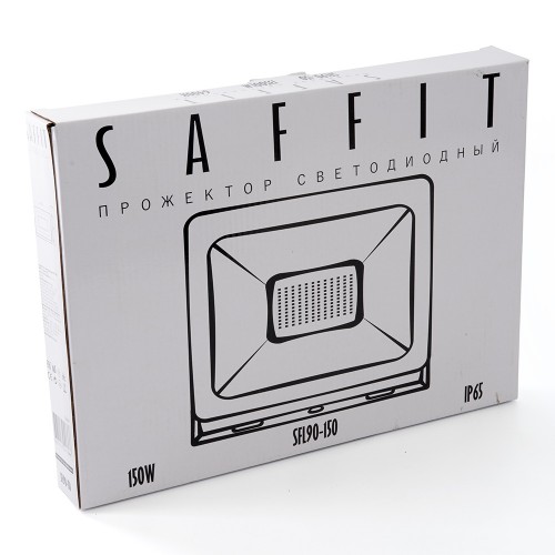 Светодиодный прожектор SAFFIT SFL90-150 IP65 150W 6400K черный