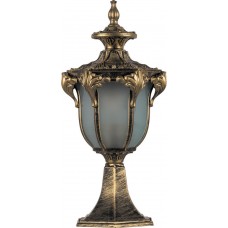 Светильник садово-парковый Feron PL4053 шестигранный на постамент 60W 230V E27, черное золото Светильник садово-парковый Feron PL4053 шестигранный на постамент 60W 230V E27, черное золото