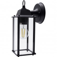 Светильник садово-парковый Feron PL201 на стену вниз 60W E27 230V, черный 11600 Светильник садово-парковый Feron PL201 на стену вниз 60W E27 230V, черный 11600