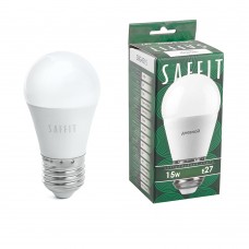 Лампа светодиодная SAFFIT SBG4515 Шарик E27 15W 230V 6400K 55214 Лампа светодиодная SAFFIT SBG4515 Шарик E27 15W 230V 6400K 55214