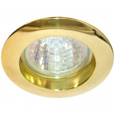 Светильник встраиваемый Feron DL307 потолочный MR16 G5.3 золотистый Светильник встраиваемый Feron DL307 потолочный MR16 G5.3 золотистый