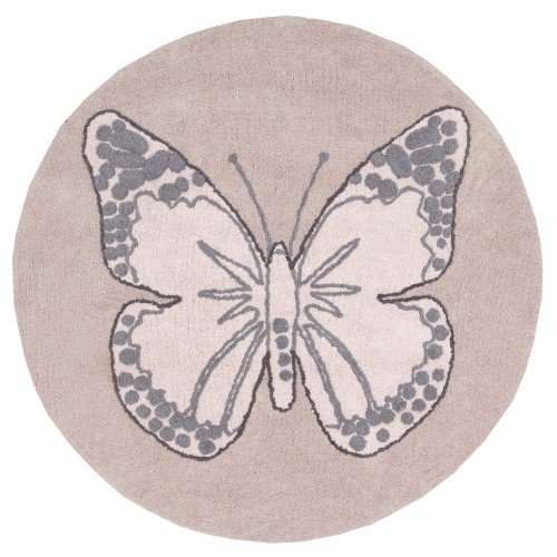 Ковер Lorena Canals бабочка винтажный бежевый 160D