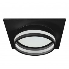 Светильник встраиваемый Feron DL503 LUNA потолочный GX53 черный квадрат 51092 Светильник встраиваемый Feron DL503 LUNA потолочный GX53 черный квадрат 51092