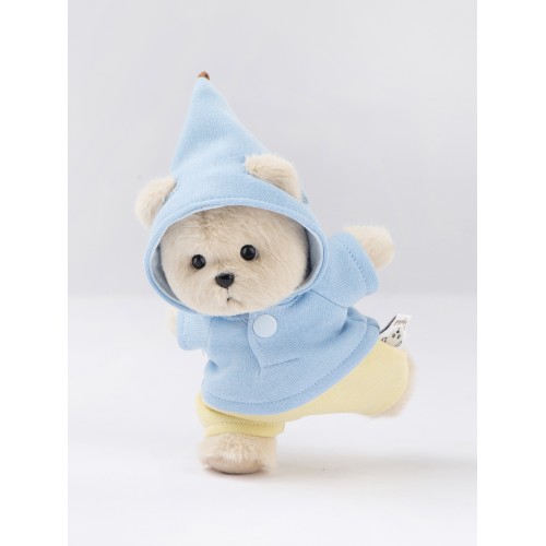 Авторская мягкая игрушка Lina Медведь Эверест молочный с костюмом-брелком XS (±15 см) Авторская мягкая игрушка Lina Медведь Эверест молочный с костюмом-брелком XS (±15 см)