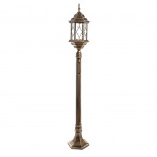Светильник садово-парковый Feron PL126 шестигранный столб 60W E27 230V, черное золото 11348 Светильник садово-парковый Feron PL126 шестигранный столб 60W E27 230V, черное золото 11348