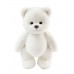 Авторская мягкая игрушка Lina Медведь (длинная шерсть) M (±30 см) белый цвет