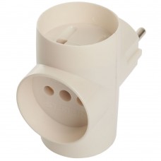 Разветвитель сетевой 3-местный б/з STEKKER ADP10-15-20, 250В, 10A, IP20, белый 39227 Разветвитель сетевой 3-местный б/з STEKKER ADP10-15-20, 250В, 10A, IP20, белый 39227