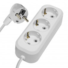 Удлинитель 3-местный с/з Stekker, HM01-31-02, 2м, 3x0,75, серия Home (У10-002), белый 39213 Удлинитель 3-местный с/з Stekker, HM01-31-02, 2м, 3x0,75, серия Home (У10-002), белый 39213