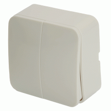 Выключатель открытой установки 2-клавишный, STEKKER, 250В, 10А, IP20, серия София, белый, MSW10-20-01 49289 Выключатель открытой установки 2-клавишный, STEKKER, 250В, 10А, IP20, серия София, белый, MSW10-20-01 49289