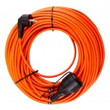 STD08-21-30 Удлинитель-шнур 1-местный ПВС б/з 2*1,5мм2, IP54, 30м, 16А, серия Standart STEKKER 50341