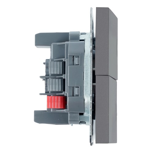 Переключатель 2-клавишный (механизм), СЗК, STEKKER, 250В, 10А, серия Эмили, RSW10-5107-10ZK, платиново-серый, soft touch 50241 Переключатель 2-клавишный (механизм), СЗК, STEKKER, 250В, 10А, серия Эмили, RSW10-5107-10ZK, платиново-серый, soft touch 50241