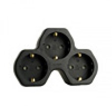 Разветвитель сетевой 3-местный с/з STEKKER ADP16-13-21, 250V,16A, ABS огнеустойчивый пластик, черный 50108 Разветвитель сетевой 3-местный с/з STEKKER ADP16-13-21, 250V,16A, ABS огнеустойчивый пластик, черный 50108