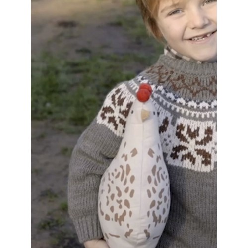 Фигурная интерьерная подушка Курочка 36*35*11 Фигурная интерьерная подушка Курочка 36*35*11