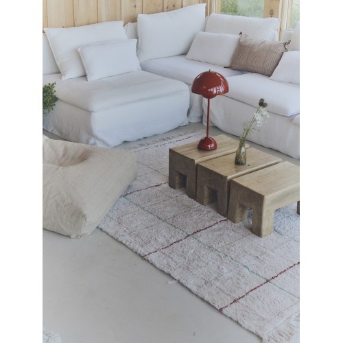 Хлопковый ковер Квадратные поля 90*130 Хлопковый ковер Квадратные поля 90*130