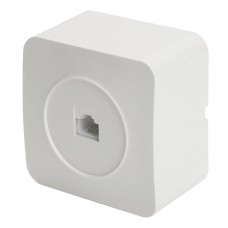Розетка RJ-45 открытой установки, STEKKER, серия София, 1-местная, белый, MST00-20-01 49300 Розетка RJ-45 открытой установки, STEKKER, серия София, 1-местная, белый, MST00-20-01 49300