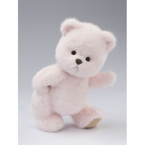 Авторская мягкая игрушка Lina Медведь (длинная шерсть) M (±30 см) молочно-розовый цвет Авторская мягкая игрушка Lina Медведь (длинная шерсть) M (±30 см) молочно-розовый цвет