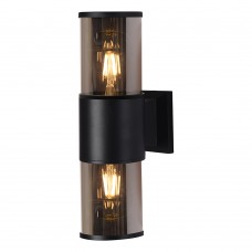 Светильник садово-парковый Feron DH1302, на стену вверх/вниз,  E27 230V, черный 51331 Светильник садово-парковый Feron DH1302, на стену вверх/вниз,  E27 230V, черный 51331