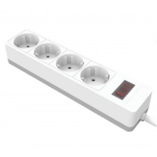 Сетевой фильтр 4-местный с/з STEKKER HM20-41-03 3x1мм2, 3 м, серия Optima, белый 50090 Сетевой фильтр 4-местный с/з STEKKER HM20-41-03 3x1мм2, 3 м, серия Optima, белый 50090