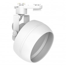 Светильник Feron AL168 трековый однофазный на шинопровод под лампу GX70, белый 48552 Светильник Feron AL168 трековый однофазный на шинопровод под лампу GX70, белый 48552
