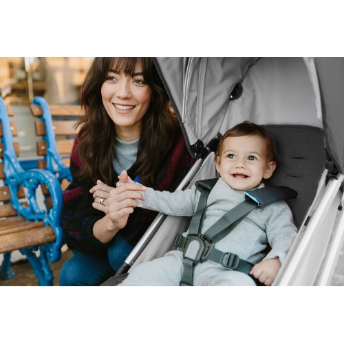 Коляска прогулочная UPPAbaby MINU 2018 JORDAN графито-серый меланж