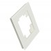 Рамка 1-местная для сенсорных механизмов, подсветки, стекло, STEKKER, GFR00-7001-01S, серия Катрин, белый 50303