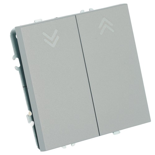Выключатель 2-клавишный самовозвратный (механизм), STEKKER, 250В, 10А, серия Эмили, RSW10-5113-10, платиново-серый, soft touch 50329 Выключатель 2-клавишный самовозвратный (механизм), STEKKER, 250В, 10А, серия Эмили, RSW10-5113-10, платиново-серый, soft touch 50329