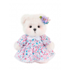 Lina Медведь Незабудка пудинговый цвет с костюмом XS (±15 см) Lina Медведь Незабудка пудинговый цвет с костюмом XS (±15 см)