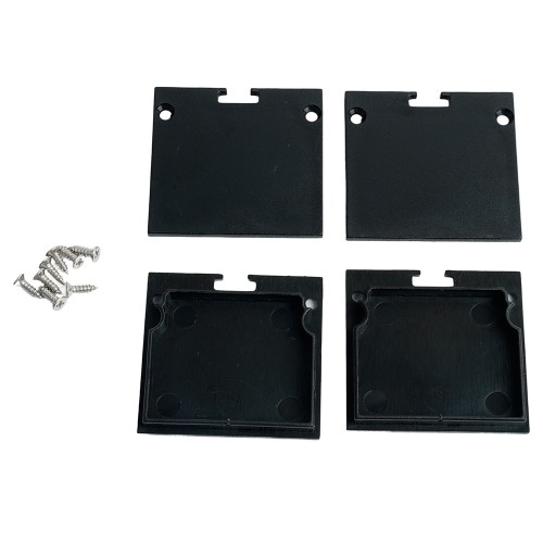 Заглушка без отверстия для профиля CAB268, LD367 (комплект 4шт) FERON 52091 Заглушка без отверстия для профиля CAB268, LD367 (комплект 4шт) FERON 52091