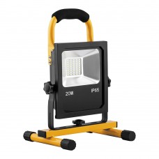 Светодиодный прожектор Feron LL-912 переносной с зарядным устройством  IP65 20W 6400K Светодиодный прожектор Feron LL-912 переносной с зарядным устройством  IP65 20W 6400K