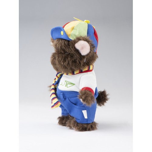 Авторская мягкая игрушка Lina Щенок Фил в одежде S (±20 см) кучерявый коричневый цвет Авторская мягкая игрушка Lina Щенок Фил в одежде S (±20 см) кучерявый коричневый цвет