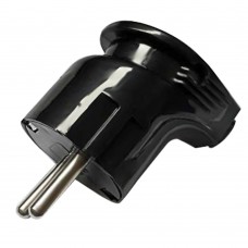 Вилка угловая с/з STEKKER, PPG16-46-202, пластик, 250В, 16A, IP20, черный 39824 Вилка угловая с/з STEKKER, PPG16-46-202, пластик, 250В, 16A, IP20, черный 39824