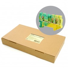 Зажим пружинный, 3-проводной проходной ЗНИ - 4 ,JXB PT 4  TW , желтый, зеленый LD573-1-40. Упаковка (100 шт) STEKKER 49260 Зажим пружинный, 3-проводной проходной ЗНИ - 4 ,JXB PT 4  TW , желтый, зеленый LD573-1-40. Упаковка (100 шт) STEKKER 49260