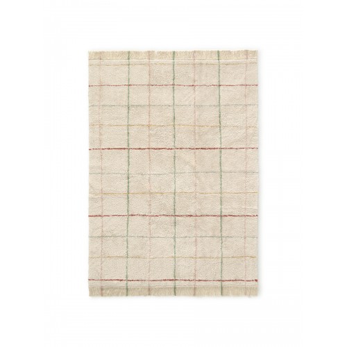 Хлопковый ковер Квадратные поля 90*130 Хлопковый ковер Квадратные поля 90*130