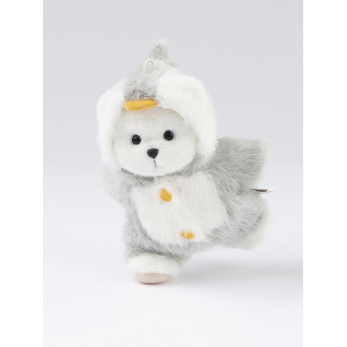 Авторская мягкая игрушка Lina Медведь белый в костюмчике Пингвин брелок XS (±15 см) Авторская мягкая игрушка Lina Медведь белый в костюмчике Пингвин брелок XS (±15 см)