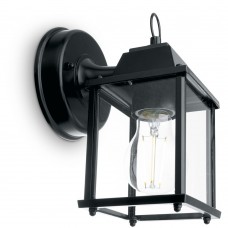 Светильник садово-парковый Feron PL200 на стену вниз 60W E27 230V, черный 11878 Светильник садово-парковый Feron PL200 на стену вниз 60W E27 230V, черный 11878