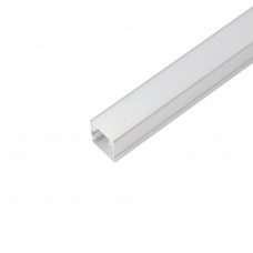 Профиль алюминиевый накладной, 10х10мм, серебро, CAB243 FERON 52151