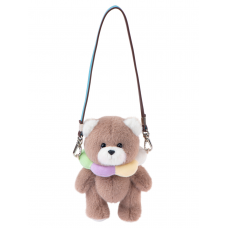 Lina Медведь Карманная серия Радужный цветочный медведь XS (±15 см) коричневый цвет Lina Медведь Карманная серия Радужный цветочный медведь XS (±15 см) коричневый цвет