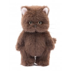 Авторская мягкая игрушка Lina Кошка Тирамису коричневый S (±20 см)