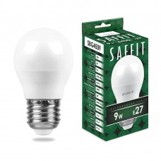 Лампа светодиодная SAFFIT SBG4509 Шарик E27 9W 230V 6400K 55126 Лампа светодиодная SAFFIT SBG4509 Шарик E27 9W 230V 6400K 55126