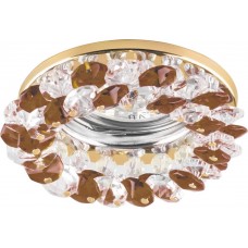 Светильник встраиваемый Feron CD4141 потолочный MR16 G5.3 коричневый, золотистый Светильник встраиваемый Feron CD4141 потолочный MR16 G5.3 коричневый, золотистый