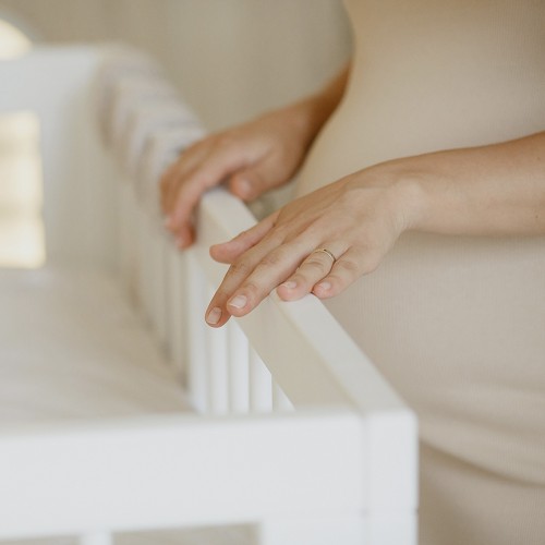 Кроватка для новорожденного Lillaland - модель Lilla Aria (НИК23)белая Кроватка для новорожденного Lillaland - модель Lilla Aria (НИК23)белая