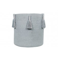 Корзина Lorena Canals WOODY жемчужно-голубая 30*30 Корзина Lorena Canals WOODY жемчужно-голубая 30*30
