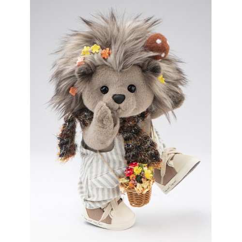 Авторская мягкая игрушка Lina Ежик серый Мидора с костюмом M (±30 см) Авторская мягкая игрушка Lina Ежик серый Мидора с костюмом M (±30 см)