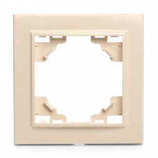 Рамка 1-местная STEKKER, PFR00-9001-02, серия Эрна, слоновая кость 39624 Рамка 1-местная STEKKER, PFR00-9001-02, серия Эрна, слоновая кость 39624