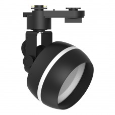 Светильник Feron AL165 трековый однофазный на шинопровод под лампу GX53, черный 48549 Светильник Feron AL165 трековый однофазный на шинопровод под лампу GX53, черный 48549