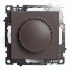 Выключатель диммирующий TRIAC(механизм), STEKKER GLS10-7106-04, 250V, 500W, серия Катрин, шоколад 49017 Выключатель диммирующий TRIAC(механизм), STEKKER GLS10-7106-04, 250V, 500W, серия Катрин, шоколад 49017