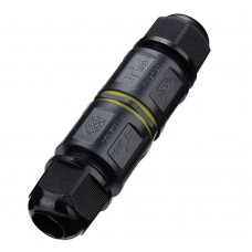 Соединитель-коннектор 3-контактный LD545  с рычажной клеммой, с пружинным контактом, водонепроницаемый, черный STEKKER 49233 Соединитель-коннектор 3-контактный LD545  с рычажной клеммой, с пружинным контактом, водонепроницаемый, черный STEKKER 49233