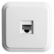 Розетка компьютерная 1-местная STEKKER, PST00-21-20 (РК8-01), RJ-45, IP20, белый Розетка компьютерная 1-местная STEKKER, PST00-21-20 (РК8-01), RJ-45, IP20, белый
