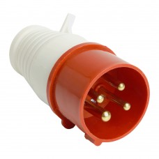 Вилка прямая ST-014 16А 380В 3P+PE IP44, PPG16-014-44, Stekker 49428 Вилка прямая ST-014 16А 380В 3P+PE IP44, PPG16-014-44, Stekker 49428