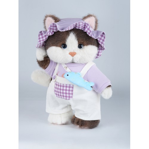 Авторская мягкая игрушка Lina Кошечка Фасолечка в одежке размер M (±30 см) Авторская мягкая игрушка Lina Кошечка Фасолечка в одежке размер M (±30 см)